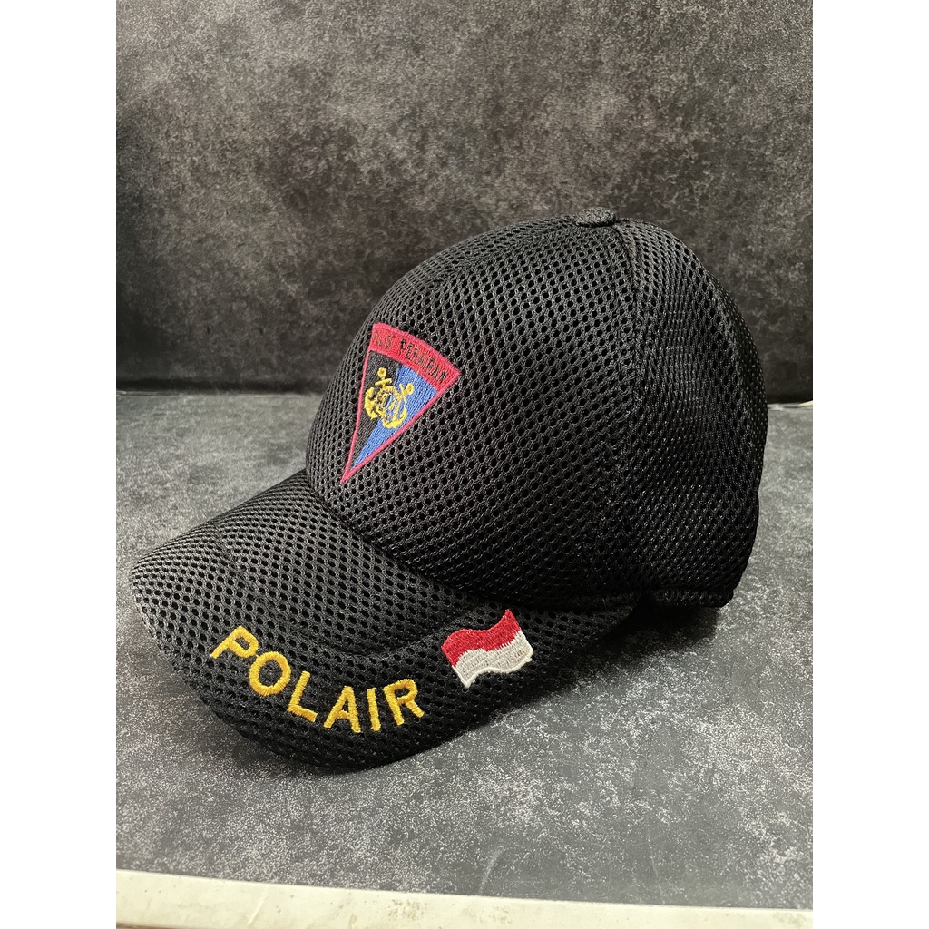 Topi Jaring POLAIR - Topi Polis* Perairan - Topi Jaring - Topi Polair