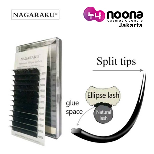 NAGARAKU PREMIUM ELLIPSE LASHES 15M