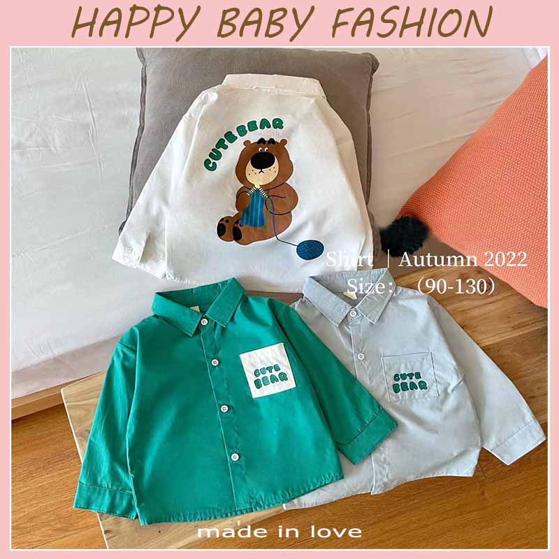 (Baru Datang) CS-03 Kemeja lengan panjang bayi dan anak kualitas premium import / kemeja casual elegant kualitasw premium impor