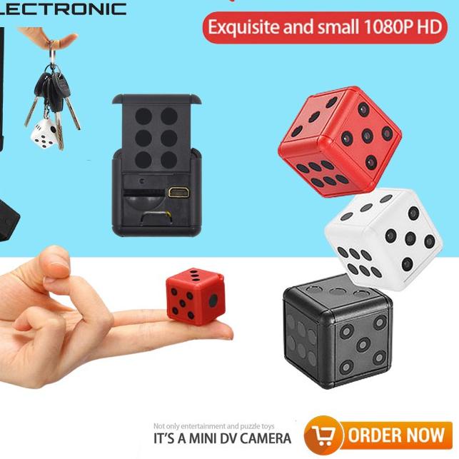 Terbaik Spy Camera Mini Dice SQ16 HD 1080P - Kamera Tersembunyi Model Dadu - Hidden Camera