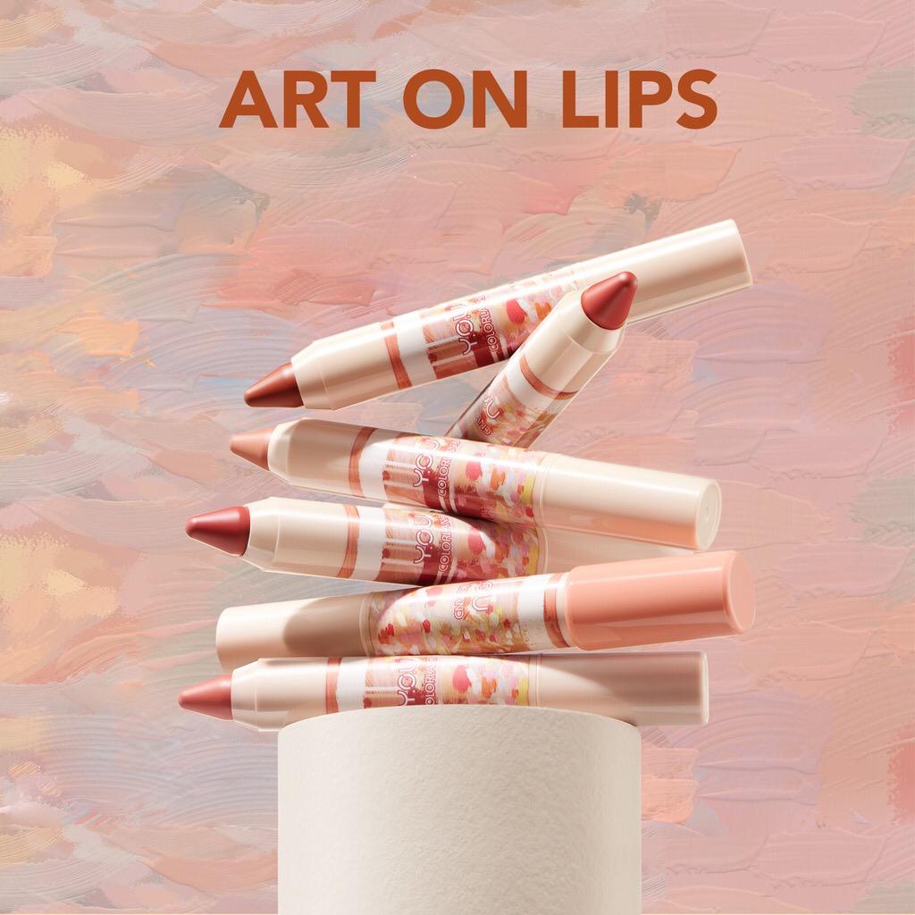 Y.O.U Colorland Velvet Art Lip Crayon | Matte Highly Pigmented Nourishing Vitamin E - YOU Lip Crayon