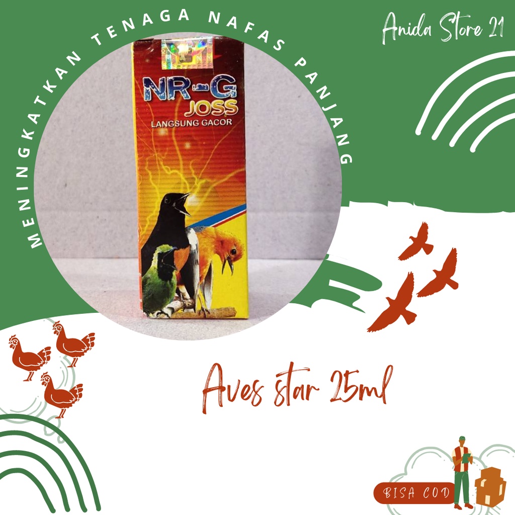 Aves Star Avesstar NR G Joss Langsung Gacor NR G Joss Isi 25ml