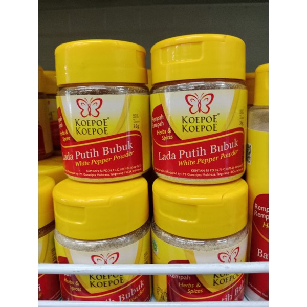 

Lada Putih Bubuk Koepoe Koepoe 38gr