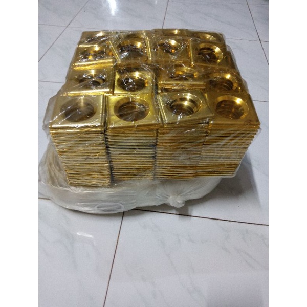 smokring gorden isi 320 lubang/cincin gorden/ring smoke Gold 1 set pita+ ring Grosir/roll