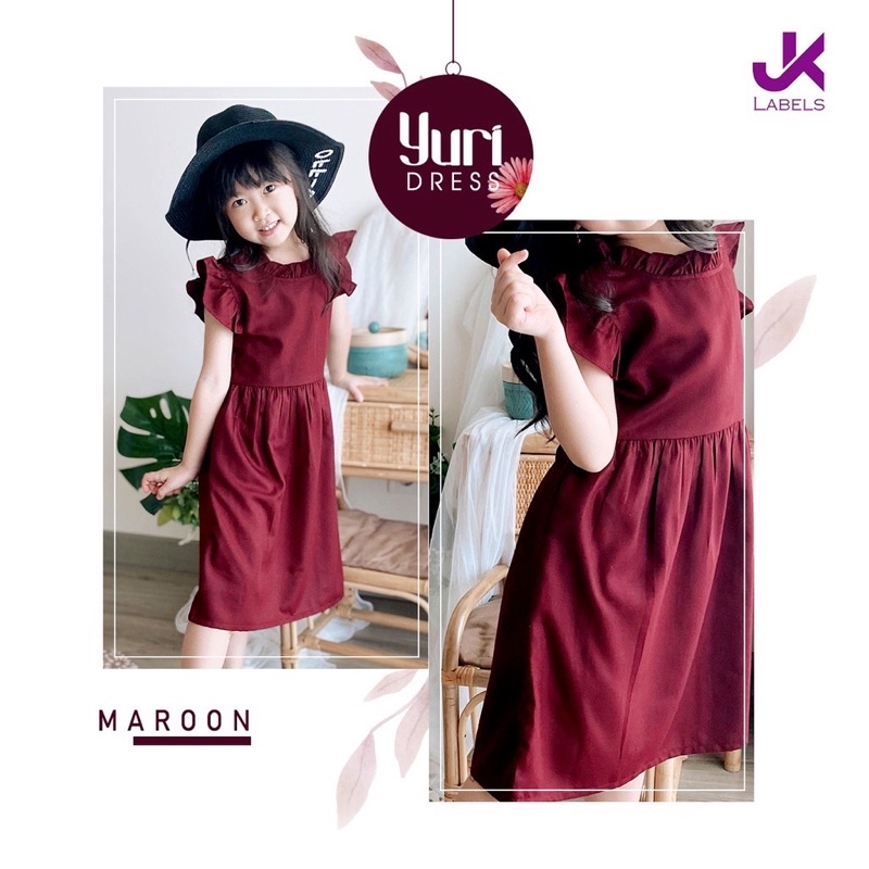 YURI DRESS - JK Labels By Kazel baby Dress Yuri - Dress anak 1-8 Tahun