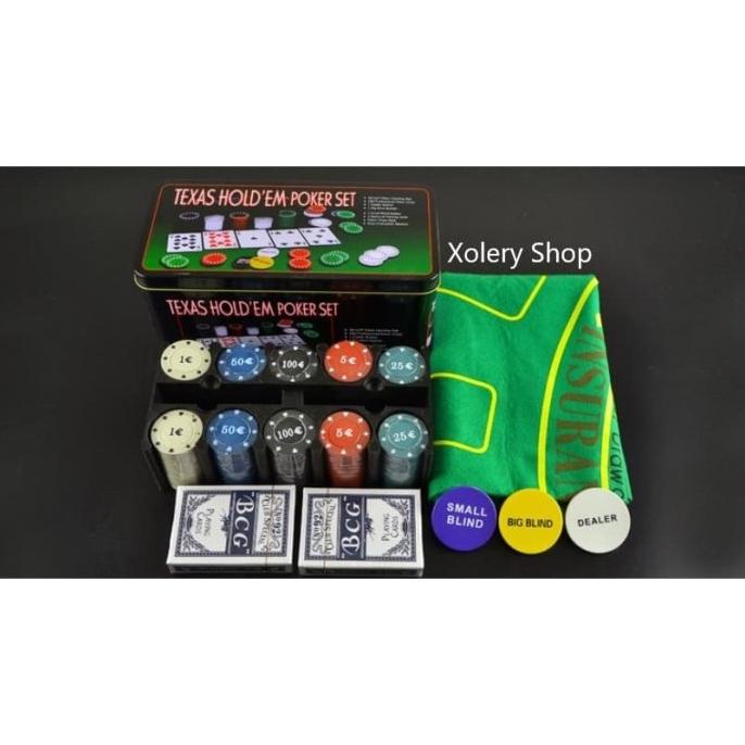 Texas Hold'em Poker Set Casino Style Poker Chip