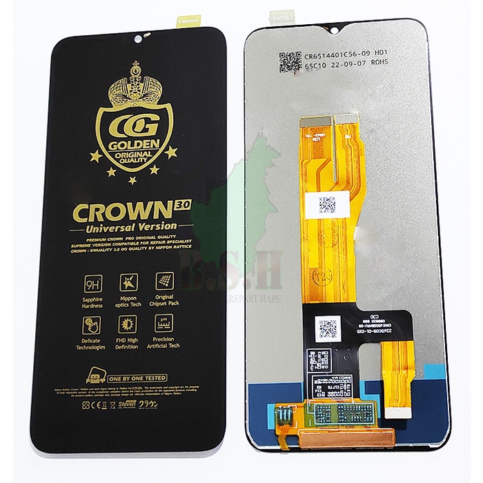 LCD TOUCHSCREEN REALME C30 / REALME C33 / NARZO 5Oi PRIME HITAM