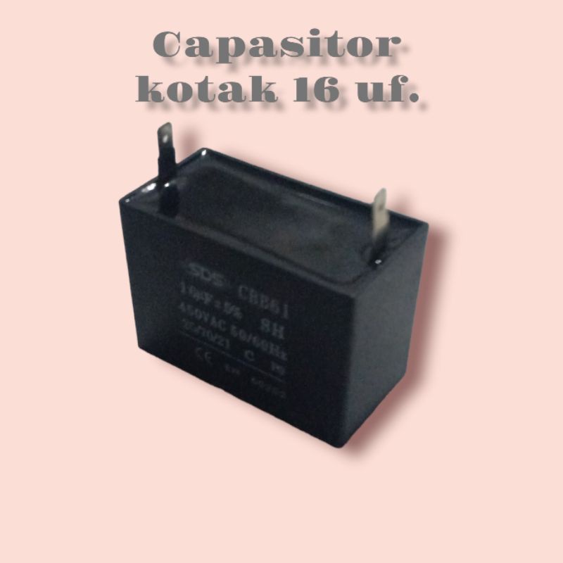 capasitor kotak 16 uf-capasitor genset-capasitor