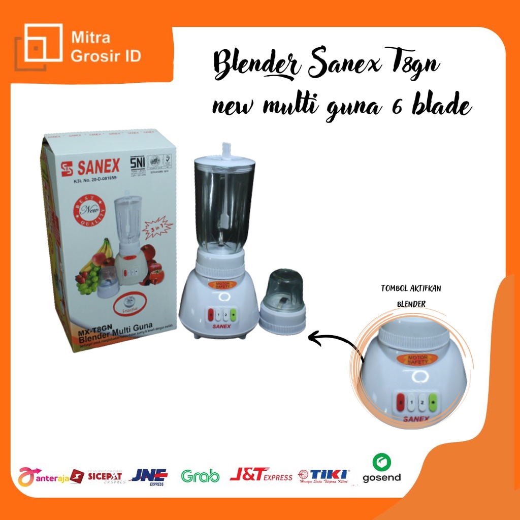 Blender SANEX T8GN New  Multi Guna 6 Blade