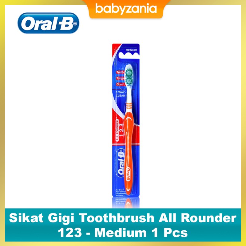 Oral-B Sikat Gigi All Rounder 123 Medium - 1 Pcs