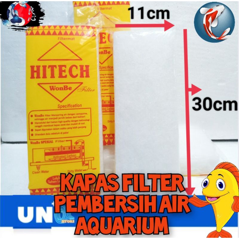 KAPAS HITECH FILTER PEMBERSIH AIR AQUARIUM MURAH