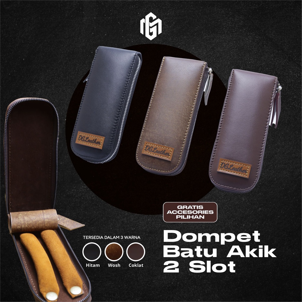 DOMPET TAS BATU AKIK PERMATA GEMSTONE KULIT ASLI MODEL 2 SLOT STANDAR - DOMPET CINCIN BATU AKIK TERB