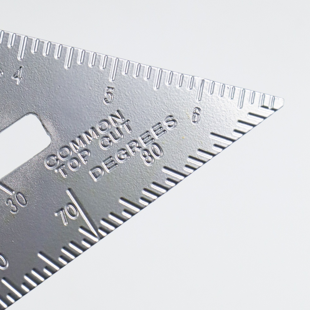 Penggaris Siku Mistar Triangle Ruler Aluminium - VK18