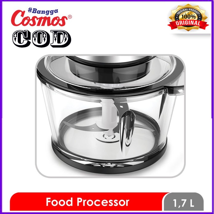 PROMO Cosmos Food Processor Chopper 1.7 Liter FP-32 GARANSI RESMI