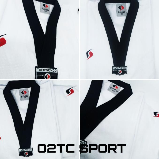 [COD] DOBOK TAEKWONDO SENDY CHAMPION KERAH HITAM BERGARANSI Kode 385