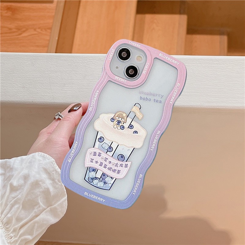 Soft Case Bahan TPU Motif Milk Tea Untuk Realme C25 C35 C12 C21Y C25Y C11 C15 C25s C11 2021 C20 C3 5s 5 5i 6i C20A C20A C1