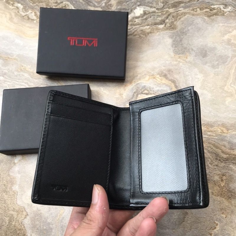 Card Holder Tumi Dompet Kartu Mirror Quality Unisex