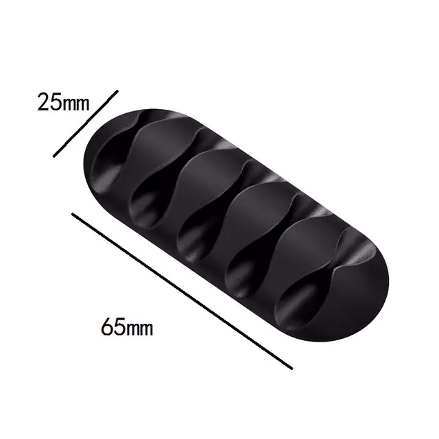 perapih kabel 5 lubang 5 hole cable organizer karet holder kabel casan 5 lubang klip kabel silikon gantungan kabel casan earphone kabel data