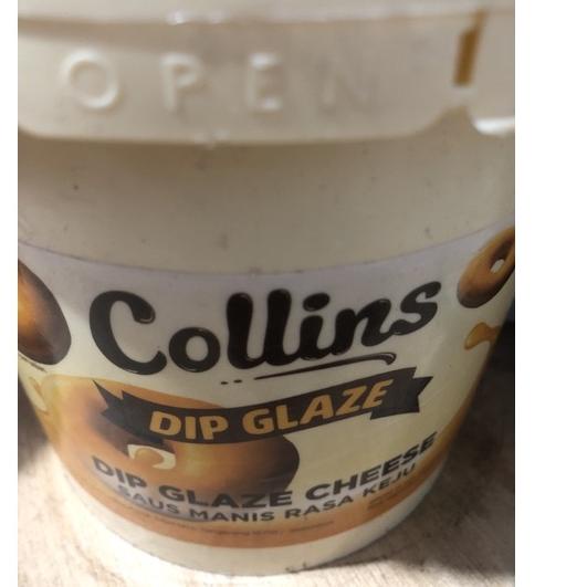 

✨SHOPEE MALL✨ COLLINS DIP GLAZE 1kg cheese taro coklat green tea !!!