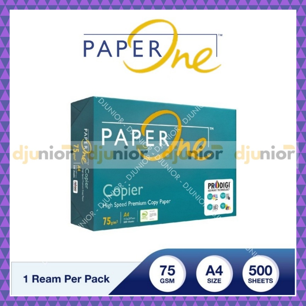 PAPERONE - KERTAS HVS A4 75gr COPIER / PAPER ONE 75 gr / 75 gram