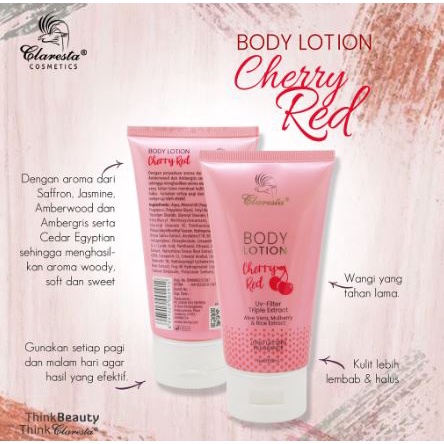 ☘️Yuri Kosmetik☘️ Claresta Body Lotion Series