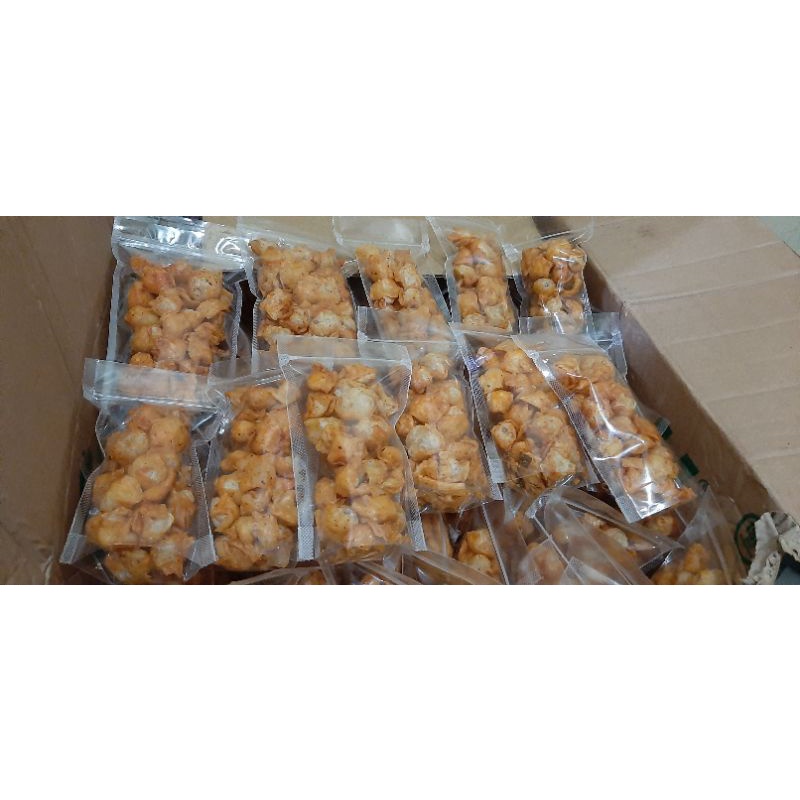 

siomay kering gurih dan pedas enak