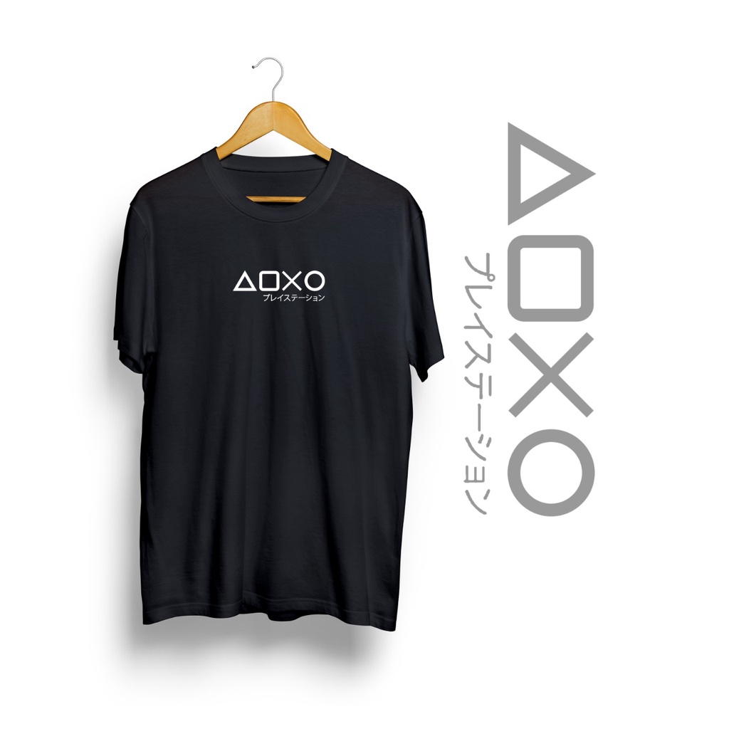 KAOS OVERSIZE PLAYSTATION SYMBOL T-SHIRT