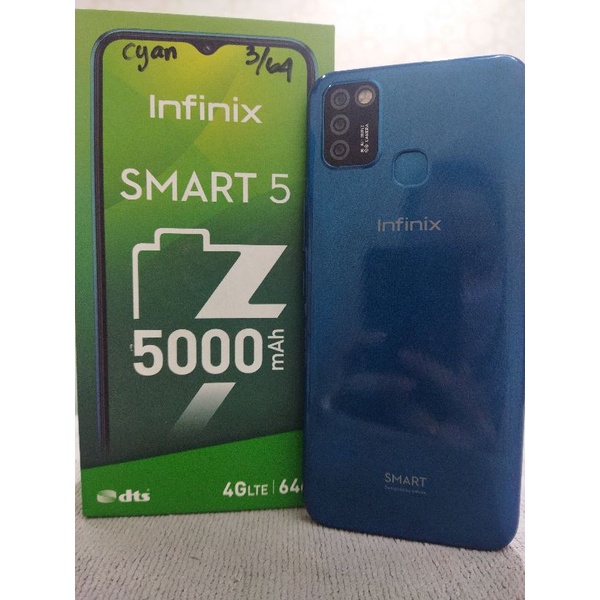 infinix smart 5 3/64 second fullset