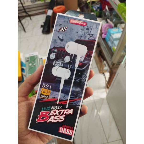 Earphone EXTRA BASS D21/L29