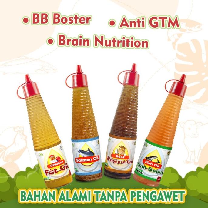 

Minyak kaldu ikan bumbu lemak tambahan paket bahan untuk mpasi non msg