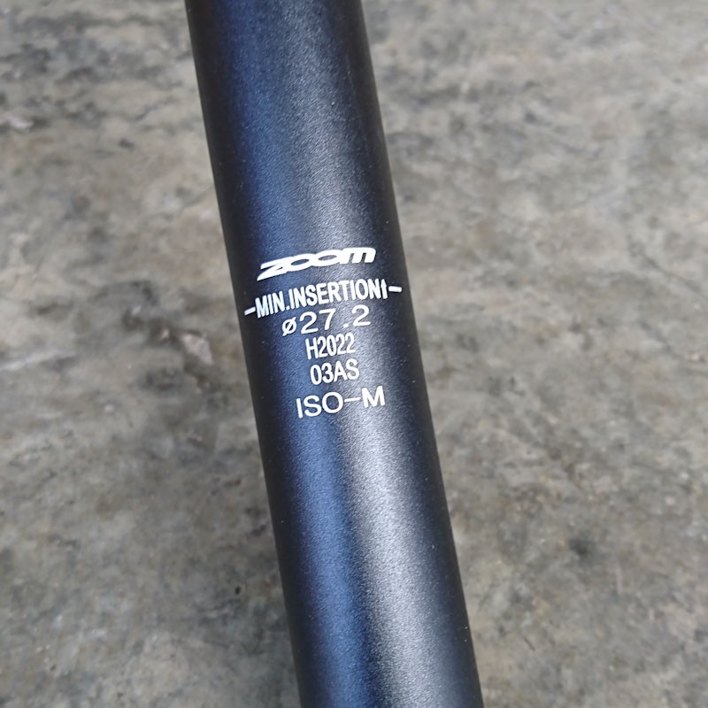 Seatpost Tiang Sadel Sepeda Zoom 27.2 x 350 mm Alloy