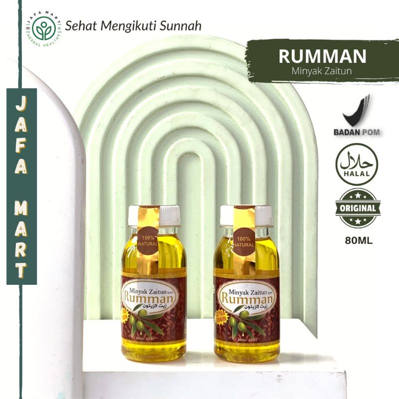 

Minyak Zaitun Olive Oil Extra Virgin Rumman 80 Ml Mirip Le Richie Bisa Di Minum