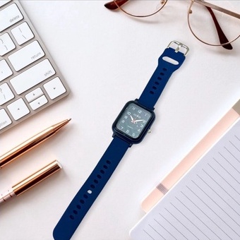JAM TANGAN ANALOG WANITA CASUAL STRAP RUBBER G113