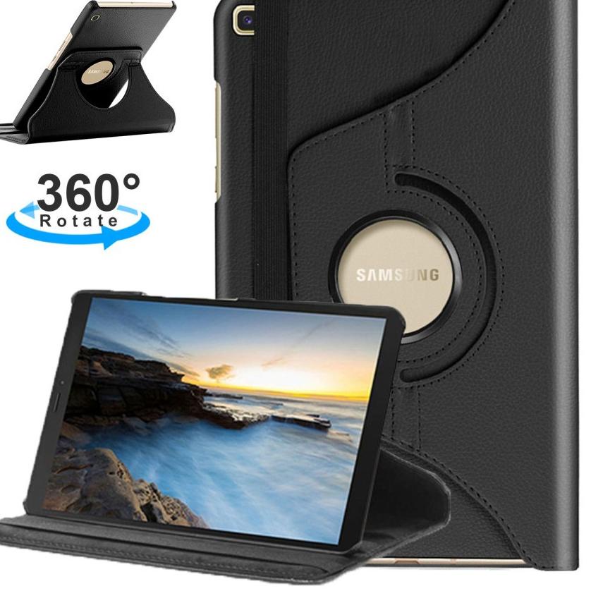 Harga Promo--FLIP COVER SARUNG TAB A7 LITE T225 T220 - CASING ROTARY CASE SAMSUNG T225 T220 TAB A 7 