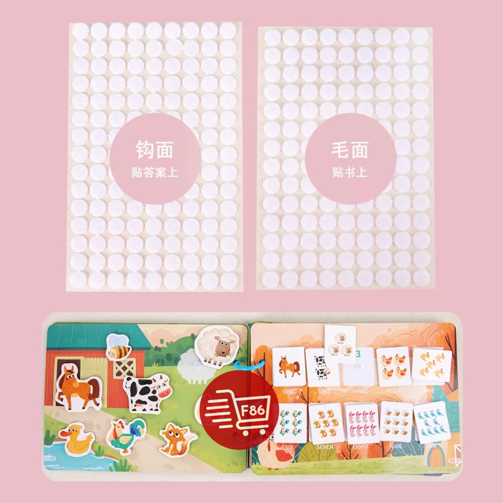 BUSY BOOK / Mainan Edukasi Anak / Buku Aktivitas Anak/puzzle buku