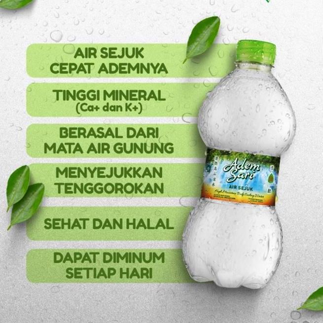 

ㅰ Adem Sari Air Sejuk 600 ml x 5pcs TERLARIS 2578 ღ