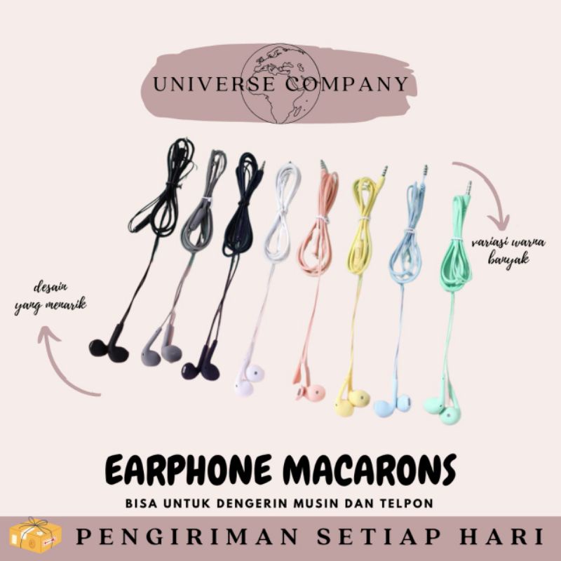 [UC] EARPHONE MACARON U19