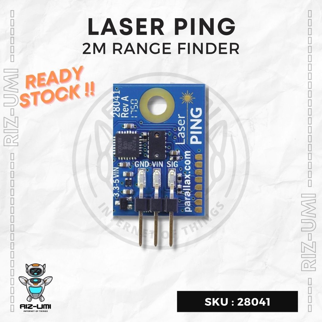 Laser PING 2m Range Finder