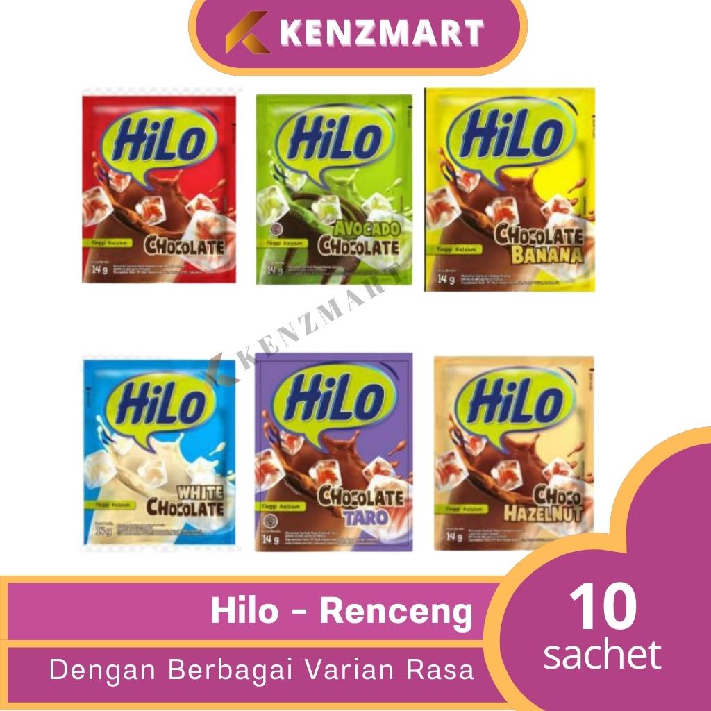 HILO - MINUMAN SERBUK TINGGI KALSIUM RENCENG ISI 10 SACHET / MINUMAN BERNUTRISI