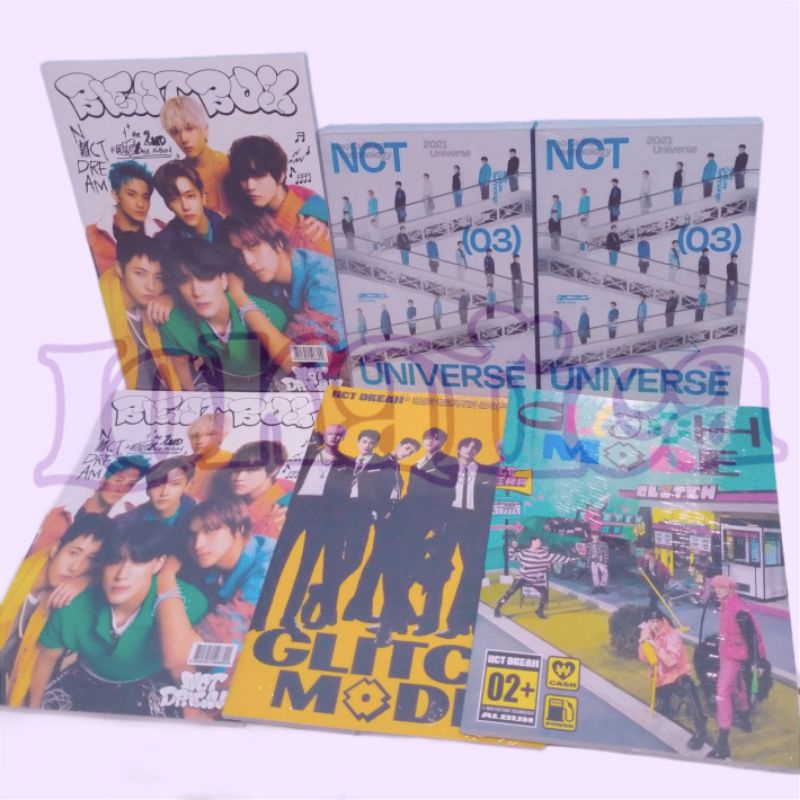 [READY STOCK] PHOTOBOOK NCT DREAM 2021 UNIVERSE GLITCH MODE BEATBOX ALBUM