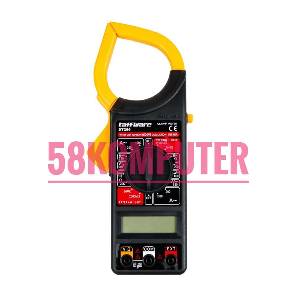 Taffware Digital Clamp Multimeter Tang Ampere ANENG Alat Ukur Listrik Digital Clamp Multitester Multimeter Voltage Tester Clamp Multitester AC DC ANENG ST170