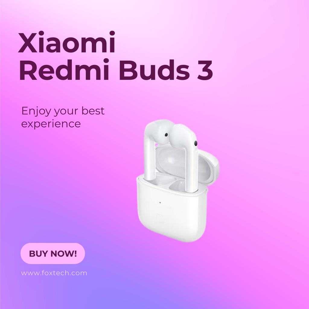 [ORIGINAL]  Earphone Bluetooth TWS Redmi Buds 3 Redmi Buds 3 TWS