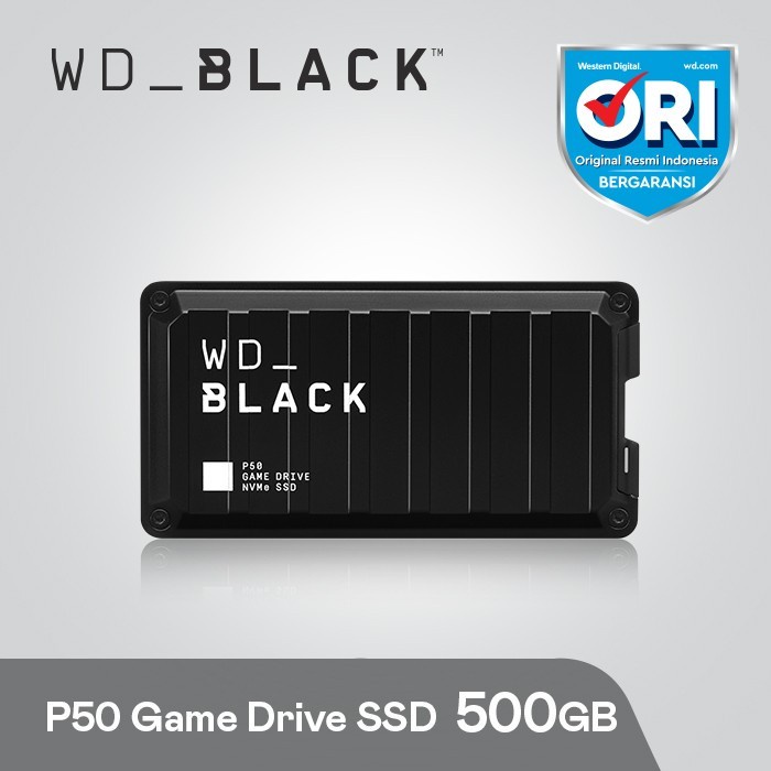 WD Black P50 500GB Game Drive HDD - SSD Eksternal Gaming