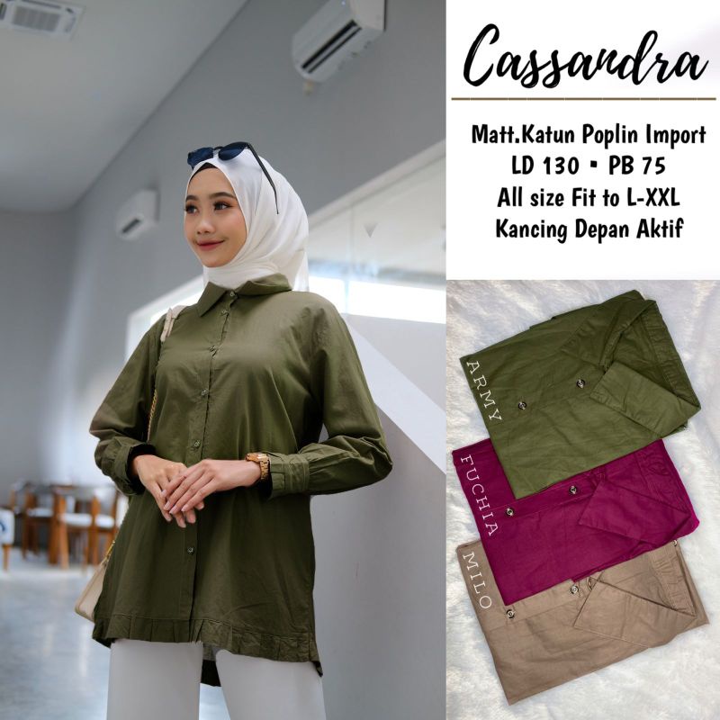 CASSANDRA BLOUSE ATASAN WANITA TERBARU