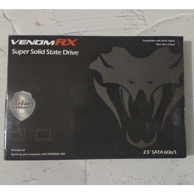 Venom RX SSD Sata III 2.5" 256 GB