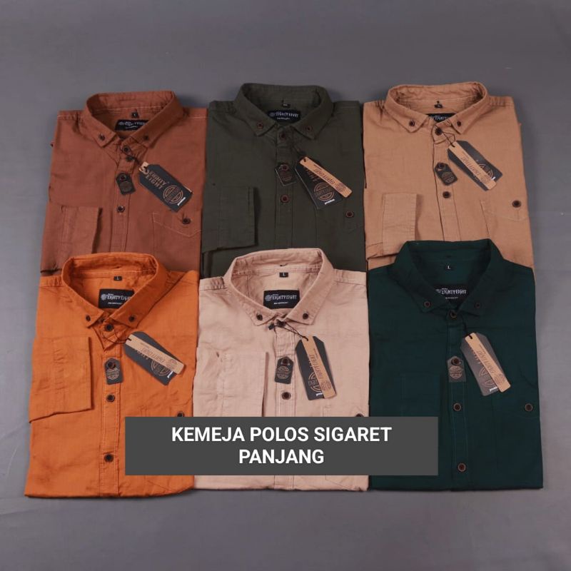 kemeja polos Eighty eight