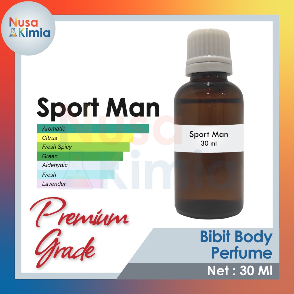 Bibit Minyak Wangi Refill Sport Man Premium Grade