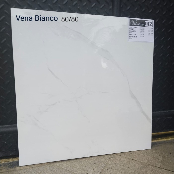 GRANIT 80X80 VENA BIANCO GLAZED POLISH - VALENTINO GRESS