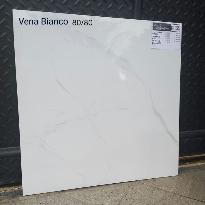 GRANIT 80X80 VENA BIANCO GLAZED POLISH - VALENTINO GRESS