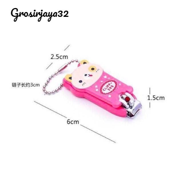 (GROSIRJAYA32) Gunting Kuku Karakter Lucu / Cartoon Nail Clipper Manicure Pedicure GROSIRJAYA32